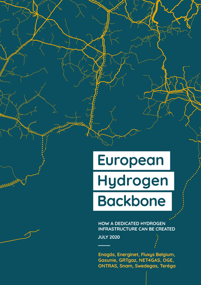 Cover of the European Hydrogen Backbone Plan